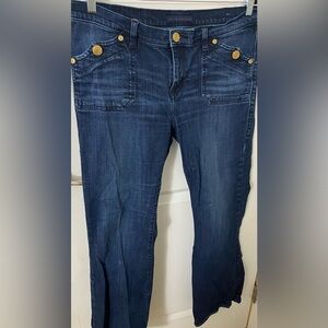 Rock & Republic Dark Blue Straight Leg Jeans